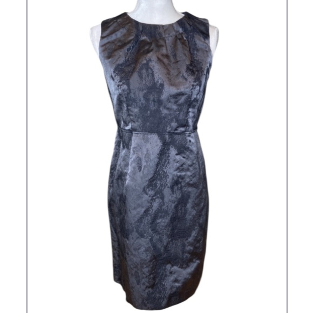 LOFT - Charcoal Sleeveless Midi Sheath Dress - Size 10